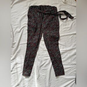 ZARA BASIC Floral Print Pants